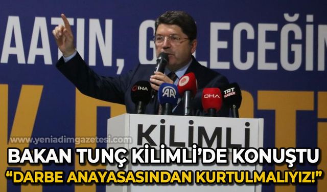 Adalet Bakanı Yılmaz Tunç: "Bu millet, 22 yıldır Recep Tayyip Erdoğan ve AK Parti’den eser ürettiği için vazgeçmiyor"