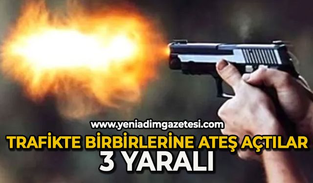 Trafikte birbirlerine ateş açtılar: 2 sürücü ve 1 yolcu yaralandı