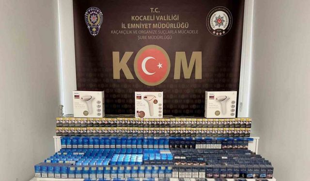 Araçtan 2 bin 300 paket kaçak sigara çıktı