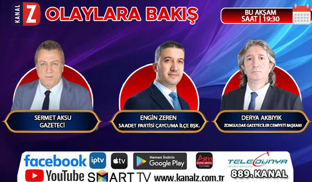 Saadet Partisi Çaycuma İlçe Başkanı Engin Zeren soruları yanıtlayacak