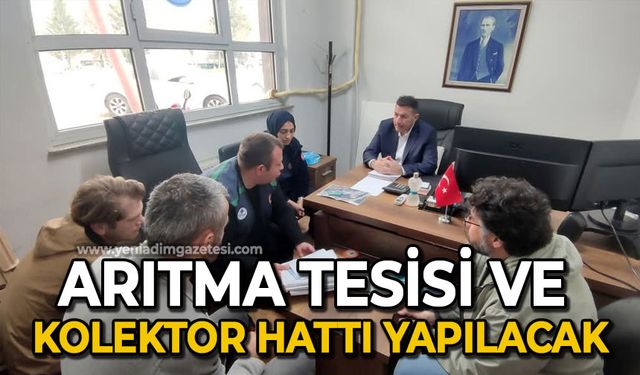 Arıtma tesisi ve kolektör hattı yapılacak