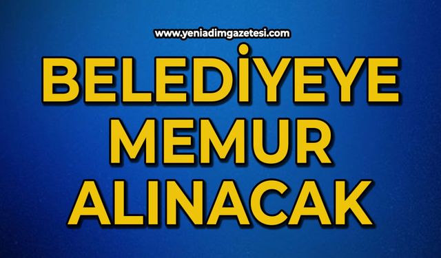 Belediyeye personel alınacak
