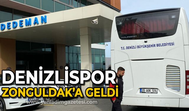 Denizlispor Zonguldak'a geldi
