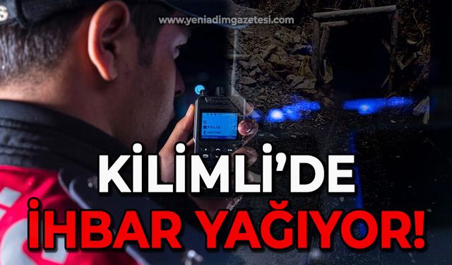 Kilimli'de ihbar yağıyor