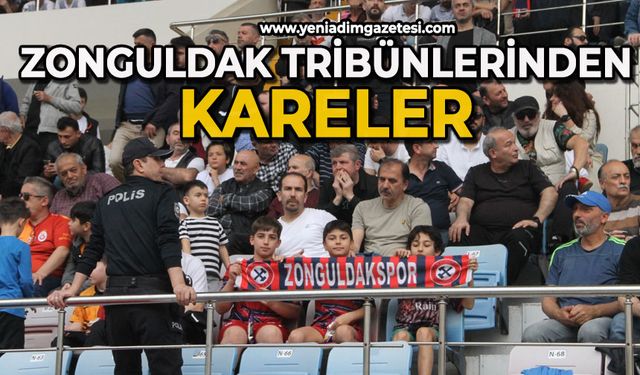 Zonguldak tribünlerinden muhteşem kareler