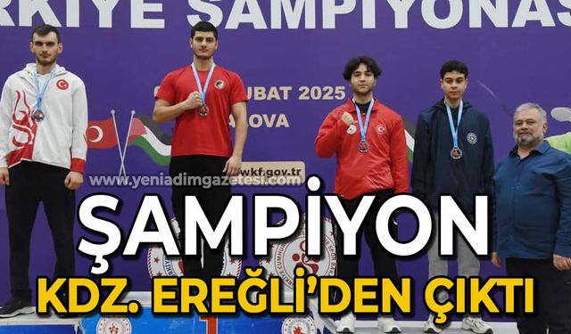 Şampiyon Kdz. Ereğli'den çıktı