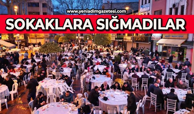 Sokaklara sığmadılar