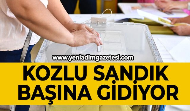 Kozlu’ya 23 Mart’ta sandık kuruluyor