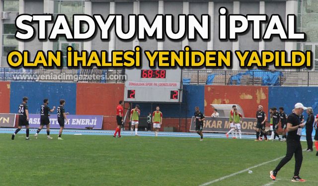 Stadyumun iptal olan ihalesi yeniden yapıldı