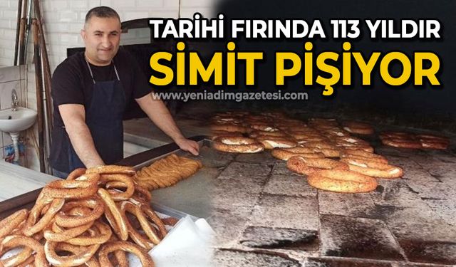 Tarihi fırında 113 yıldır simit pişiyor