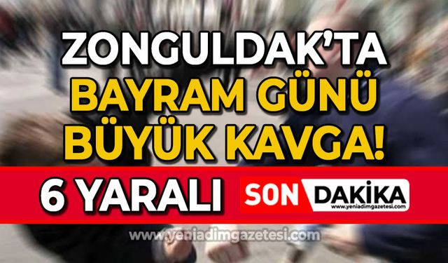 Zonguldak'ta bayram günü büyük kavga: 6 yaralı!