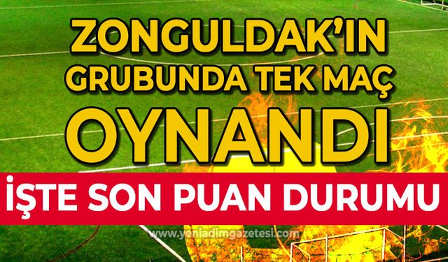 Zonguldakspor'un grubunda tek maç oynandı: İşte son puan durumu