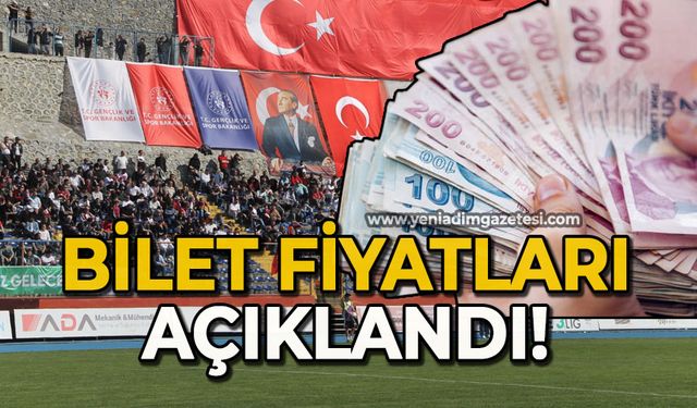 Beklenen bilet fiyatları açıklandı