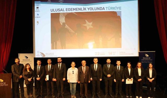 23 Nisan coşkusu Düzce Üniversitesi’nde yaşandı