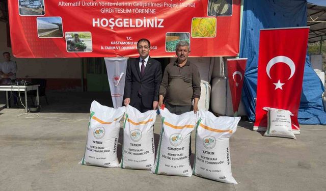 Çeltik üreticilerine 52 ton tohum dağıtıldı