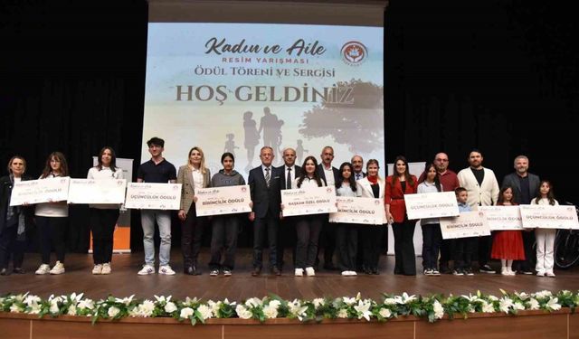 Kadın ve Aile Resim Yarışması’nda ödüller sahiplerini buldu