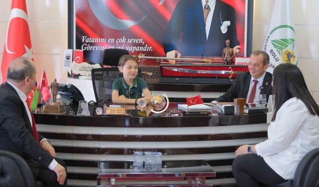 Makam koltuğunu 4.sınıf öğrencisi devraldı