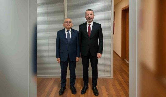 Rektör Kırışık, Başkan Büyükkılıç ile iş birliği görüşmesi yaptı