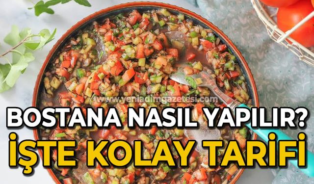 Bostana nasıl yapılır?