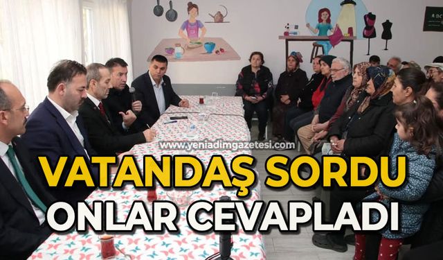 Vatandaş sordu, onlar cevapladı