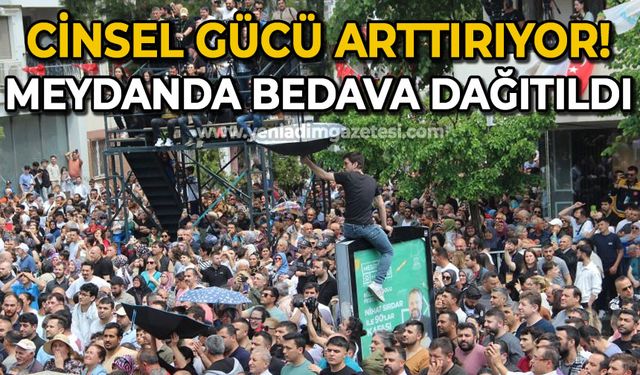 Cinsel gücü arttıran mesir macunu bedava dağıtıldı