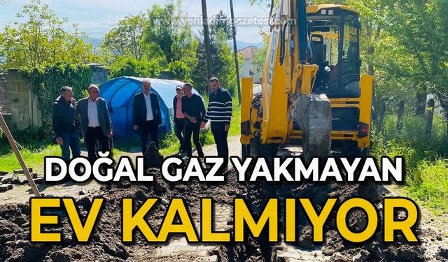 Doğal gaz yakmayan ev kalmıyor: Çalışmalarda sona gelindi