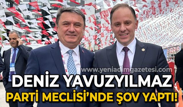 Deniz Yavuzyılmaz Parti Meclisi'nde şov yaptı