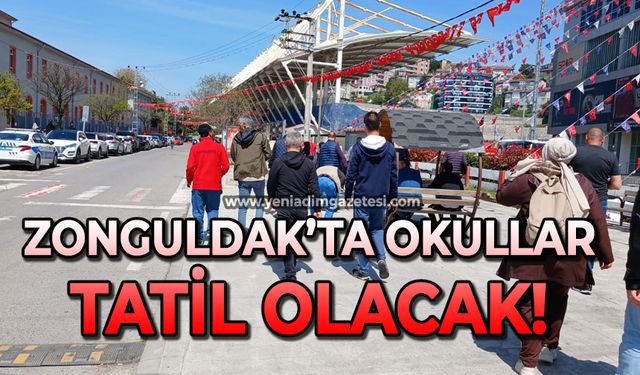 Zonguldak'ta okullar tatil olacak!