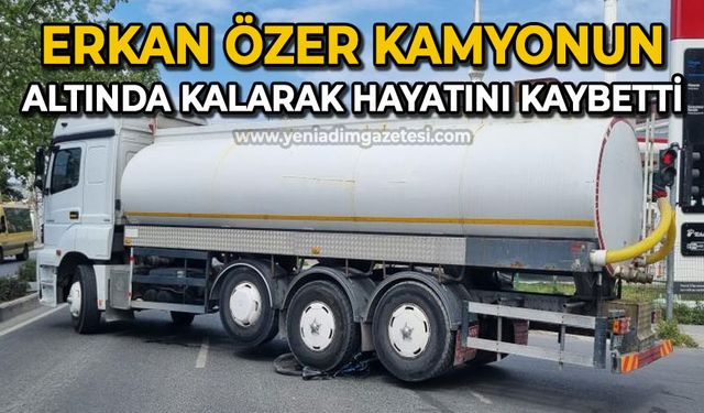 Feci kaza: Kamyonun altında kalan bisiklet sürücüsü hayatını kaybetti