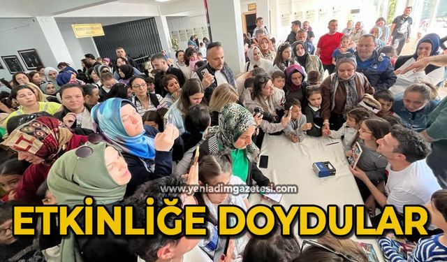 Etkinliğe doydular