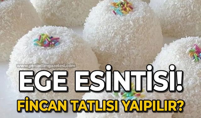 Ege esintisi: Fincan tatlısı nasıl yapılır?