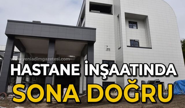 Devlet Hastanesi inşaatında sona doğru