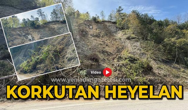 Korkutan heyelan