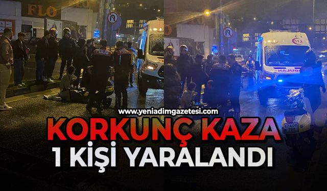 Korkunç kaza: 1 yaralı