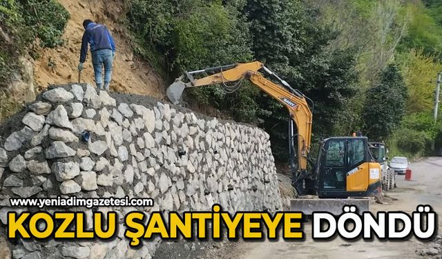 Kozlu şantiyeye döndü