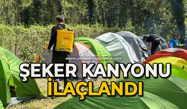 Şeker Kanyonu ilaçlandı