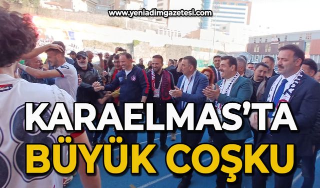 Karaelmas'ta büyük coşku: İşte maç sonu yaşananlar