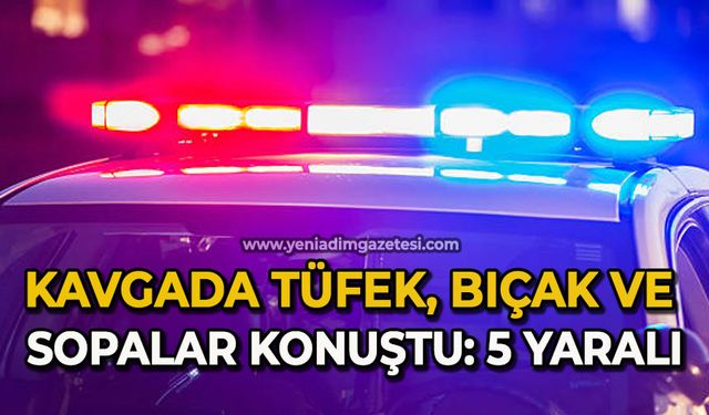 Kavgada tüfek, bıçak ve sopalar konuştu: 5 yaralı