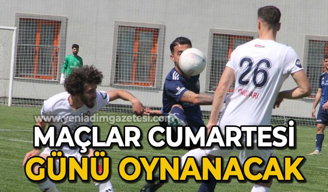 Maçlar Cumartesi günü oynanacak