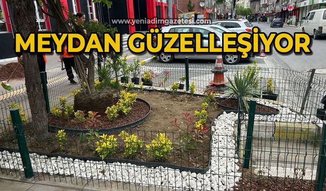 Meydan güzelleşiyor