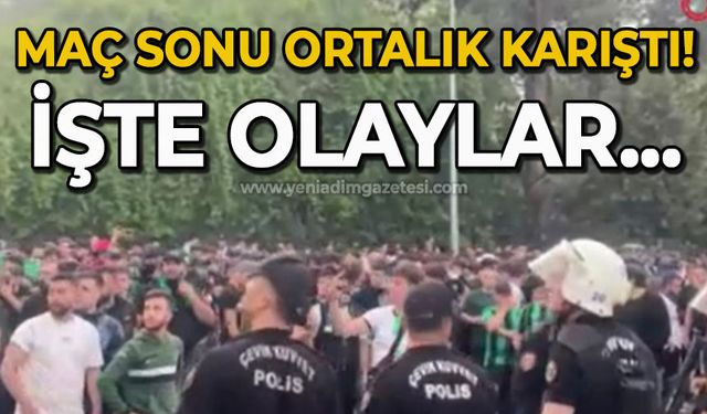 Maç sonu ortalık karıştı!