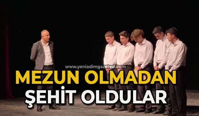 Mezun olamadan şehit oldular