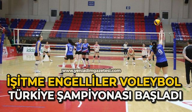 İşitme Engelliler Voleybol Türkiye Şampiyonası, Karabük’te başladı