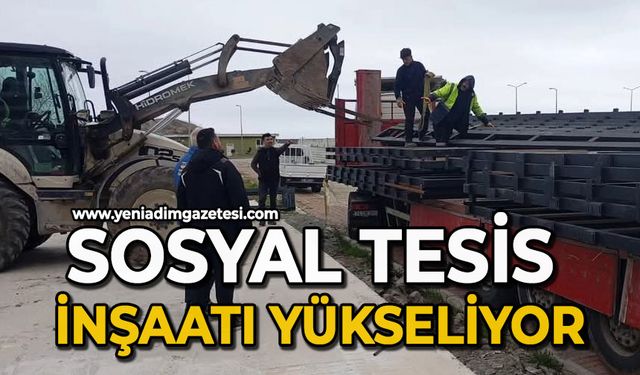 Sosyal tesis inşaatı yükseliyor