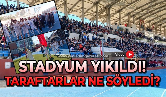 Stadyum yıkıldı: Taraftarlar ne söyledi?
