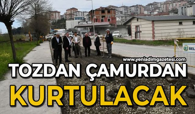 Çalışmalar başladı: Tozdan çamurdan kurtulacak