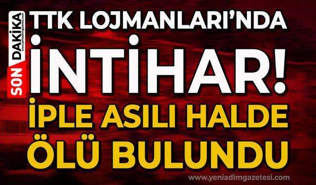 TTK Lojmanları'nda intihar: Engin Pazar iple asılı halde bulundu