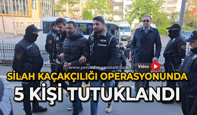 Silah kaçakçılığı operasyonunda 5 tutuklama