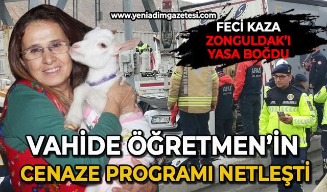 İstanbul'da feci kaza Zonguldak'ı derinden üzdü: Vahide Kalyoncu'nun cenaze programı belli oldu