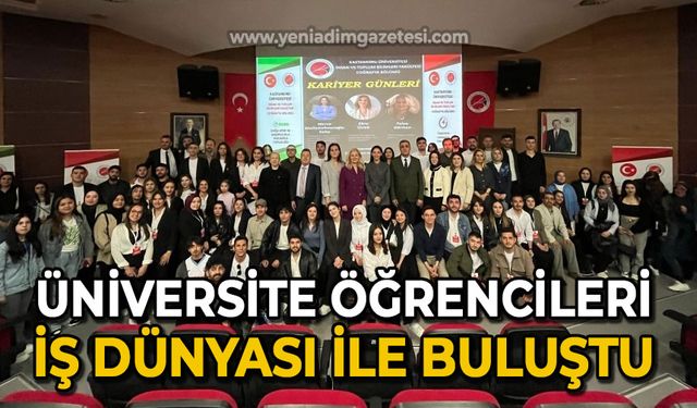 Kastamonu Üniversitesi’nde iş dünyası ve öğrenciler buluştu